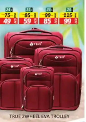 Al Madina Hypermarket True zwheel eva trolley offer