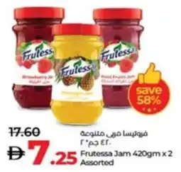Lulu Hypermarket Frutessa Jam Assorted offer