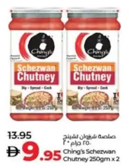 Lulu Hypermarket Ching's Schezwan Chutney offer