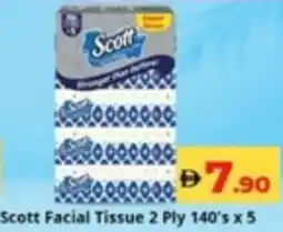 Lulu Hypermarket Scott Facial Tissue offer