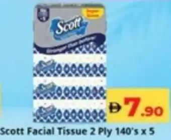 Lulu Hypermarket Scott Facial Tissue offer