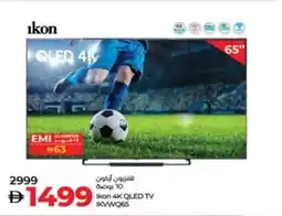 Lulu Hypermarket Ikon 4K QLED TV KWQ65 offer