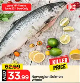 Mark & Save Norwegian Salmon Whole offer