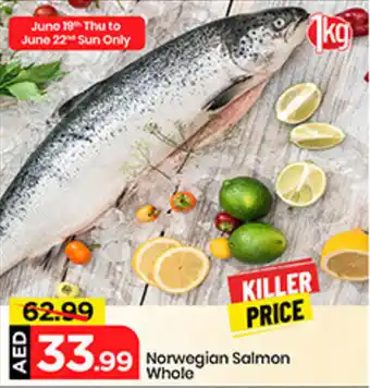 Mark & Save Norwegian Salmon Whole offer