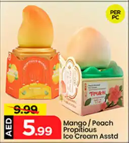 Mark & Save Mango / Peach Propitious Ice Cream Asstd offer