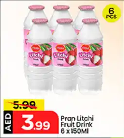Mark & Save Pran Litchi Fruit Drink offer