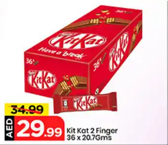 Mark & Save Kit Kat 2 Finger offer