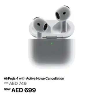 Lulu Hypermarket AirPods 4 with Active Noise Cancellation offer