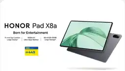 Lulu Hypermarket Honor pad X8A offer