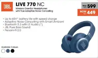 Lulu Hypermarket JBL Live 770 NC offer