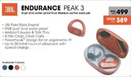Lulu Hypermarket JBL endurance peak 3 offer