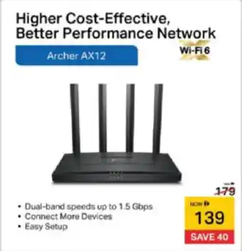 Lulu Hypermarket Higher Cost-Effective Better Performance Network Archer AX12 offer