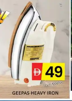 Mango Hypermarket LLC GEEPAS Ironbox offer