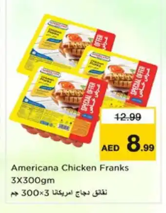 Nesto AMERICANA Chicken Franks offer