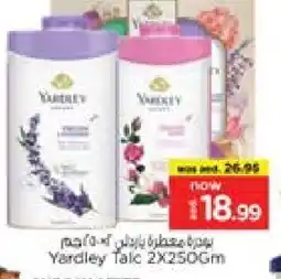 Nesto YARDLEY Talcum Powder offer