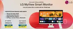Lulu Hypermarket LG Full HD IPS Smart Monitor with webOS offer