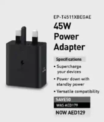 Lulu Hypermarket 45W Power Adapter EP-T4511XBEGAE offer