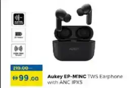 Lulu Hypermarket Aukey EP-MINC TWS Earphone with ANC IPX5 offer