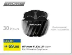 Lulu Hypermarket HiFuture FLEXCLIP Open Ear Wireless Earphone offer