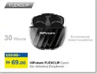 Lulu Hypermarket HiFuture FLEXCLIP Open Ear Wireless Earphone offer
