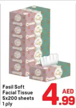 Day To Day Fasil soft facial tissue offer