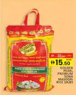Al Madina Hypermarket Golden pearl premium sona masoori rice offer