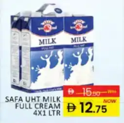 Al Madina Hypermarket Safa UHT milk full cream offer