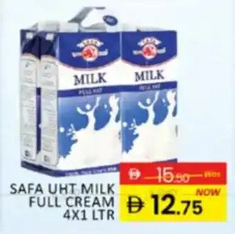 Al Madina Hypermarket Safa UHT milk full cream offer