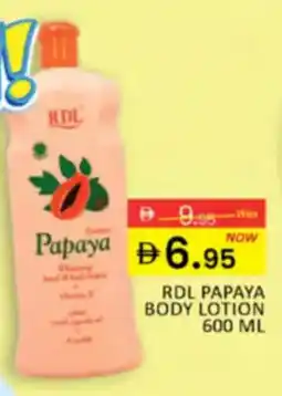 Al Madina Hypermarket RDL papaya body lotion offer