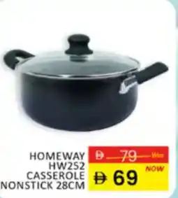 Al Madina Hypermarket Homeway casserole nonstick 28cm HW252 offer