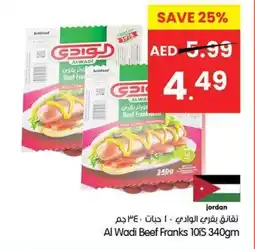 Gala Supermarket Al Wadi Beef Franks 10iS offer