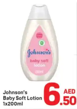 Day To Day Johnson's baby soft lotion offer