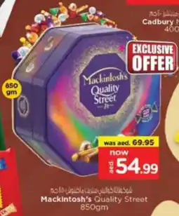 Nesto Mackintosh's Quality Street offer