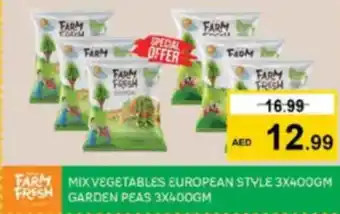 Nesto Farm fresh mix vegetables european style / garden peas offer