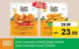 Nesto Farm fresh zing chicken strips (reg) / fresh zing chicken fillet offer