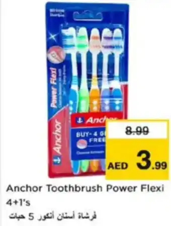 Nesto Anchor Toothbrush Power Flexi 4+1's offer