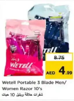 Nesto Wetell Portable 3 Blade Men/ Women Razor 10's offer