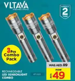 Nesto Vltava rechargeable led searchlight combo offer