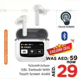 Nesto GBL Earbuds With Touch Screen Asstd offer