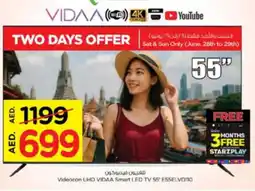 Nesto Videocon UHD VIDAA Smart LED TV 55' ESSELVDIO offer