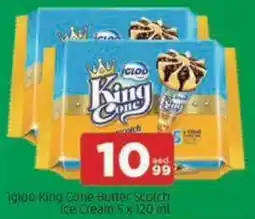 Abraj Al Madina Igloo King Cane Butter Scotch Ice Cream offer