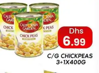 Zain Hypermarket CALIFORNIA GARDEN Chick Peas offer