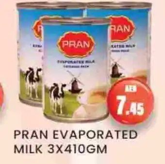 Zain Hypermarket PRAN Evaporated Milk offer