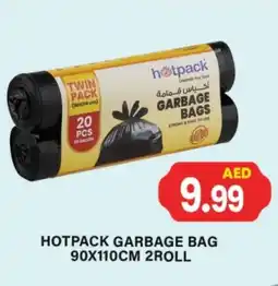Gulf Hypermarket HOTPACK Garbage / Trash Bags offer