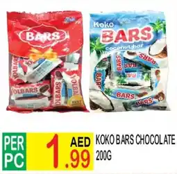 Dream Land Center Koko bars chocolate offer