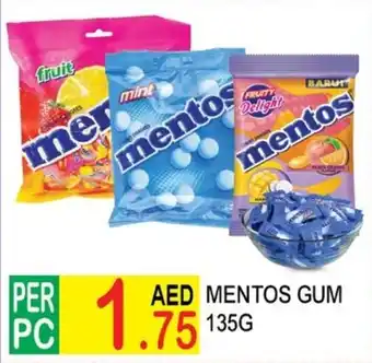 Dream Land Center Mentos gum offer
