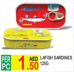 Dream Land Center Lafish sardines offer
