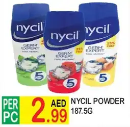 Dream Land Center Nycil powder offer