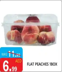 United Hypermarket Flat peaches offer
