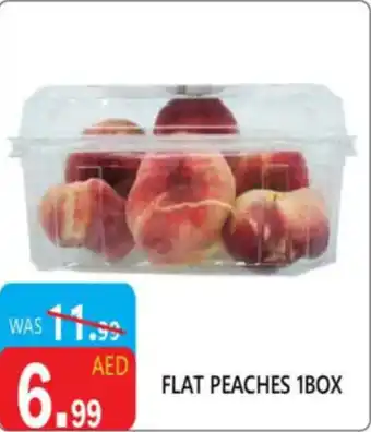 United Hypermarket Flat peaches offer